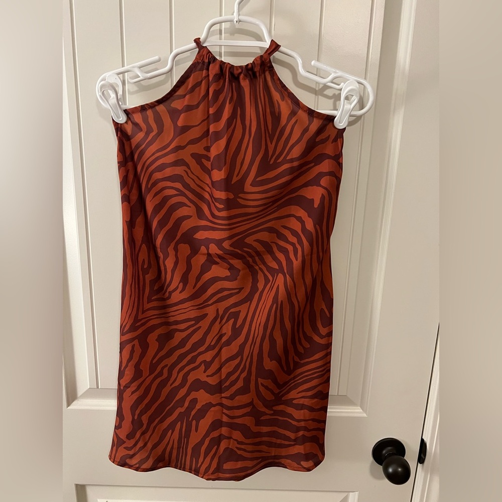 NWOT Skatie mini halter dress